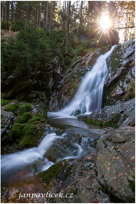 Vodopád Bílá strž, Šumava