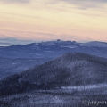 Boubin, 1362 m....JV pohled ....Bobík, 1264 m, za nim Knížeci... | fotografie