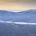 Boubin, 1362 m......pohled na Alpy v sedle mezi Smrčinou a... | fotografie