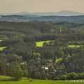 Knížecí stolec, 1236 m (vlevo na horizontu) a  Boubin, 1362 m... | fotografie