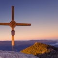 Velký Ostrý / Großer Osser (1293 m) vzadu Malý... | fotografie