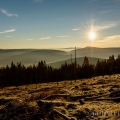 Z Jezerního hřbetu: východ nad Sokolem/Antiglem (1253 m)... | fotografie