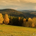 Ze Sedelského vrchu: údolí řeky Otavy, vlevo Křemelná... | fotografie